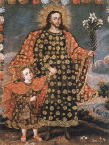 Dirck van  Delen st.joseph and the christ child Spain oil painting art